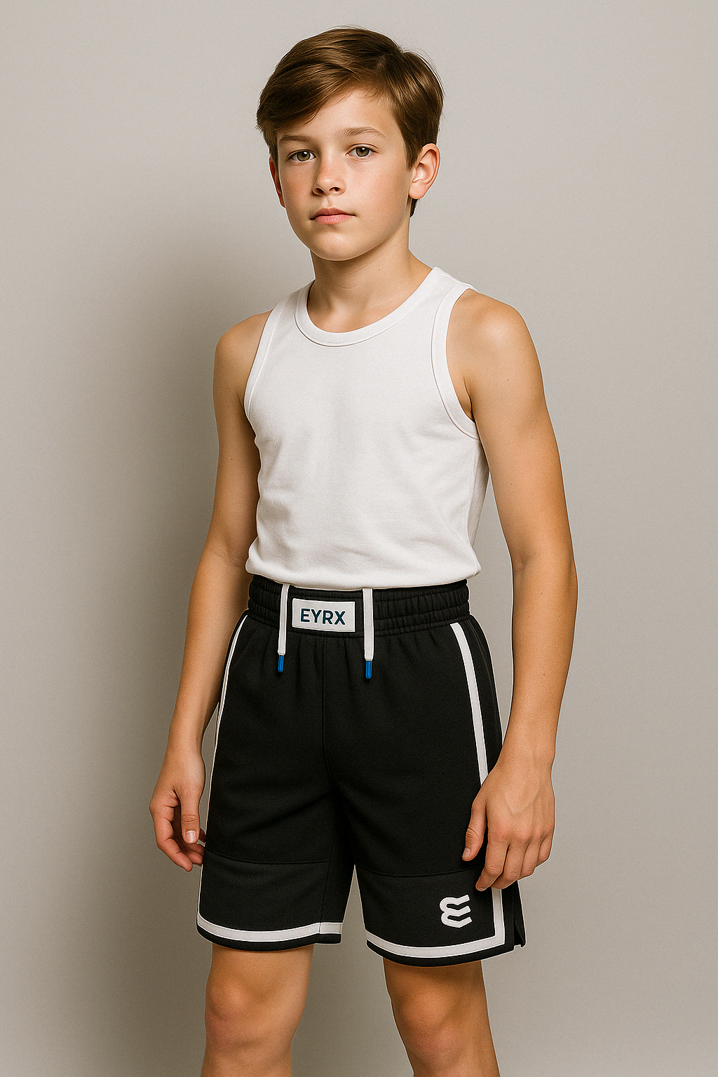 Boys Hype Shorts - Black/Grey